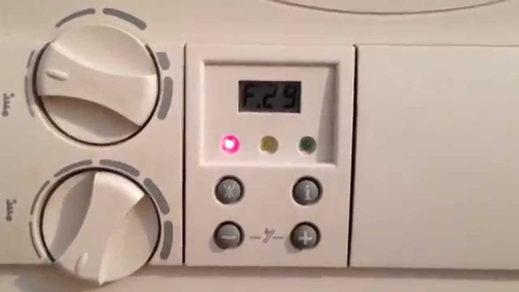 what does f29 mean on a boiler
