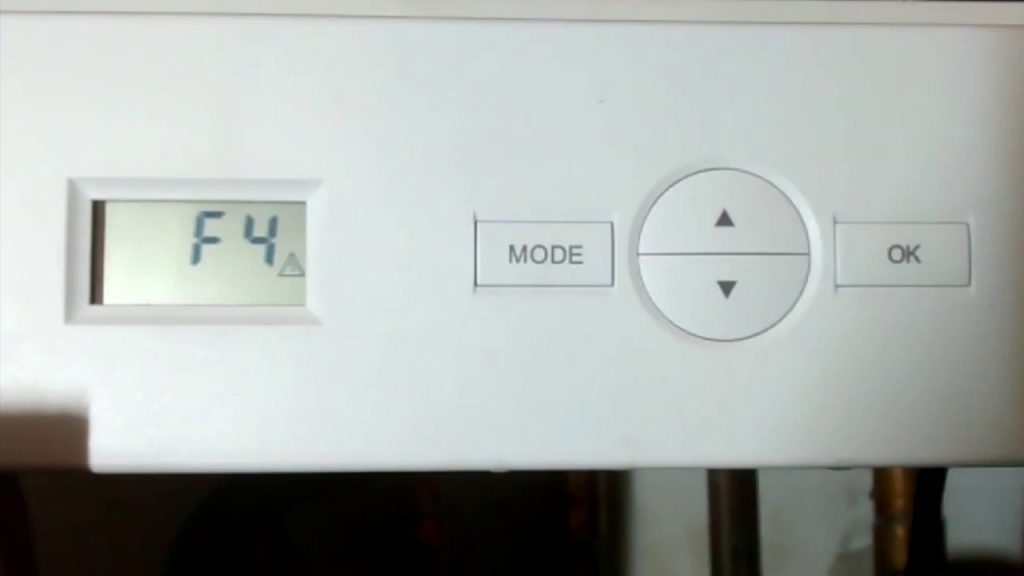 f4 boiler fault