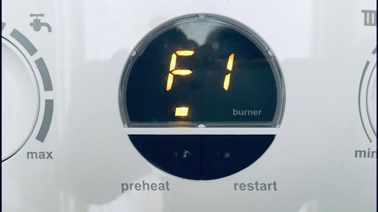 f1 boiler fault