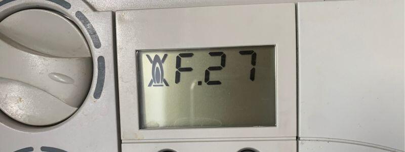 vaillant f27 fault code