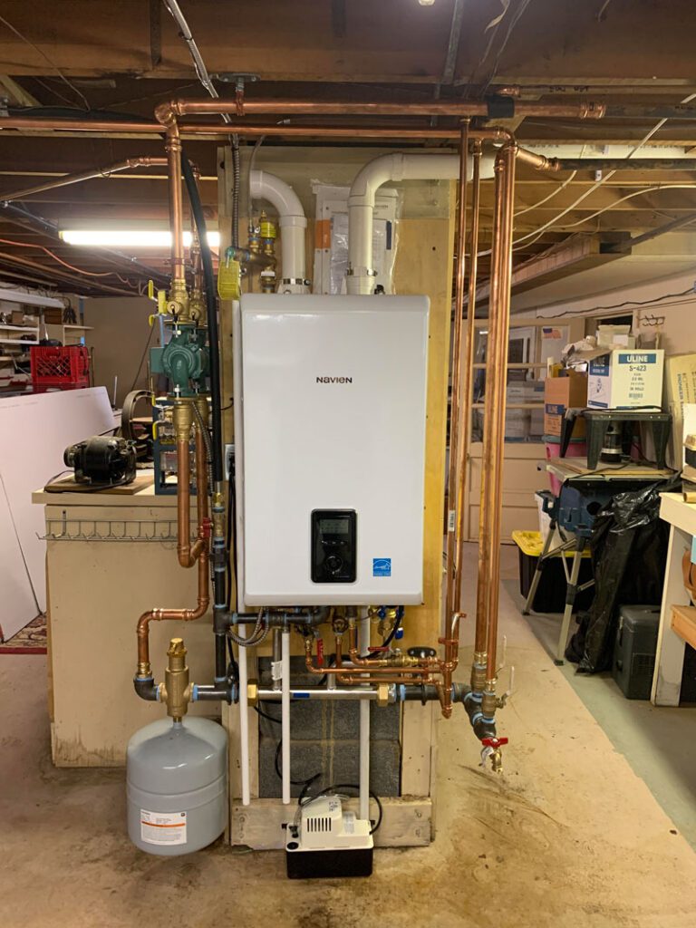 combi boiler installation