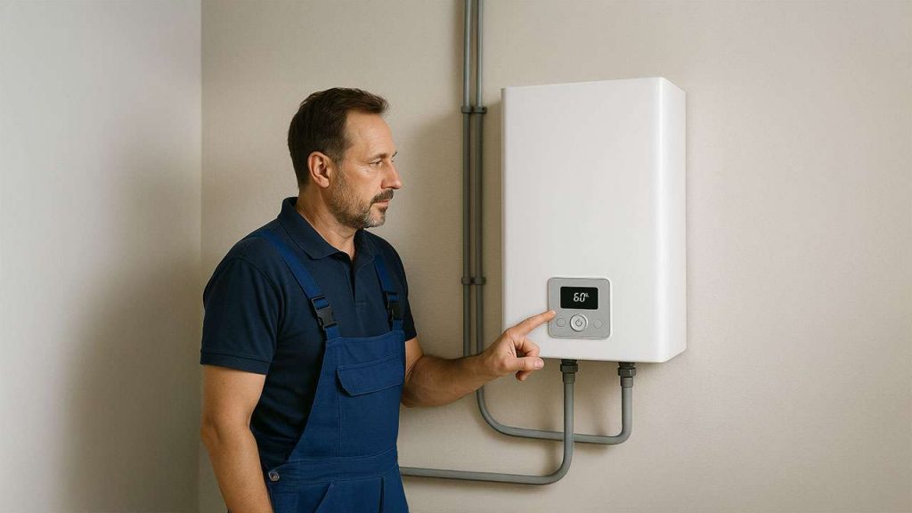 electric boiler installation